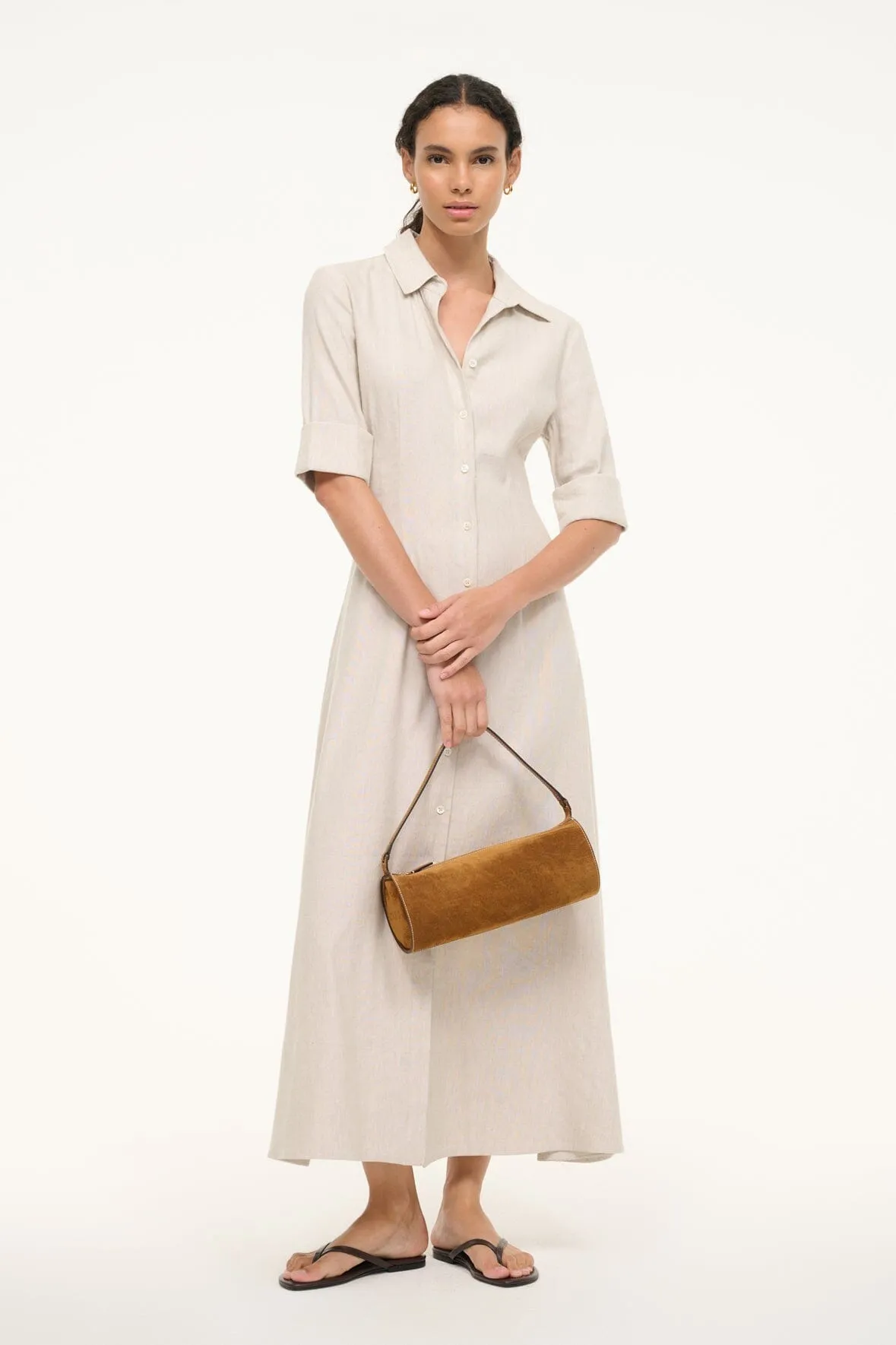 JOAN LINEN DRESS | NATURAL refined feel