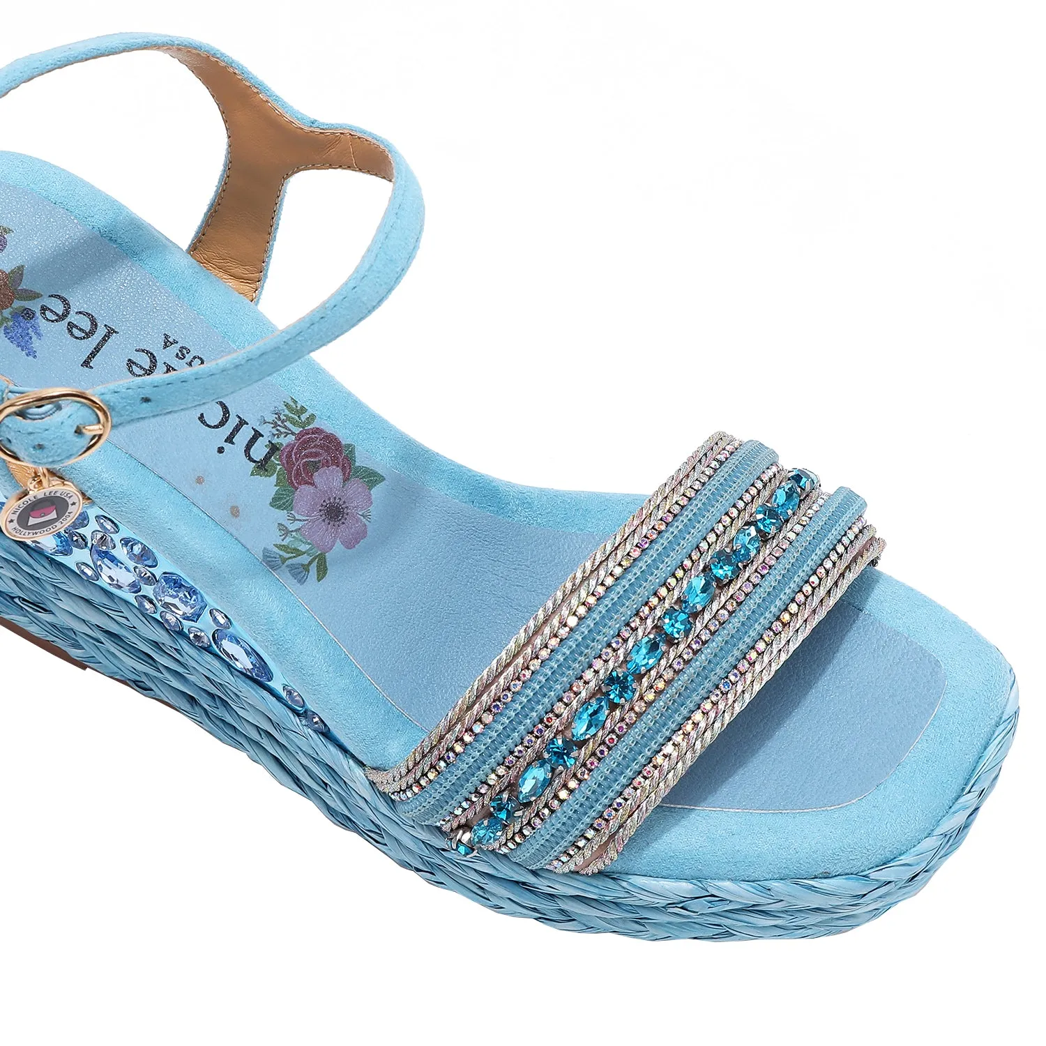 KALI ESPADRILLE WEDGE SANDAL light sole