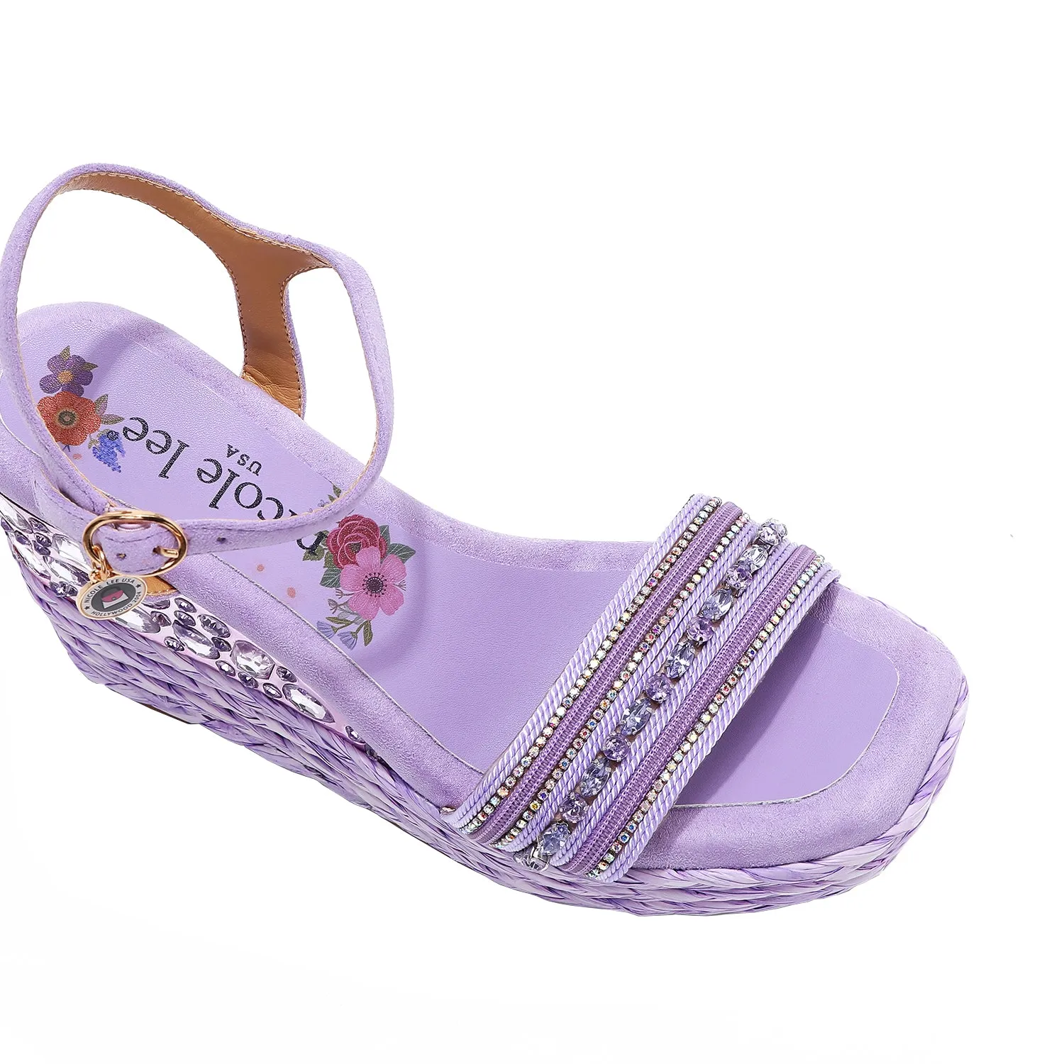 KALI ESPADRILLE WEDGE SANDAL cool breeze