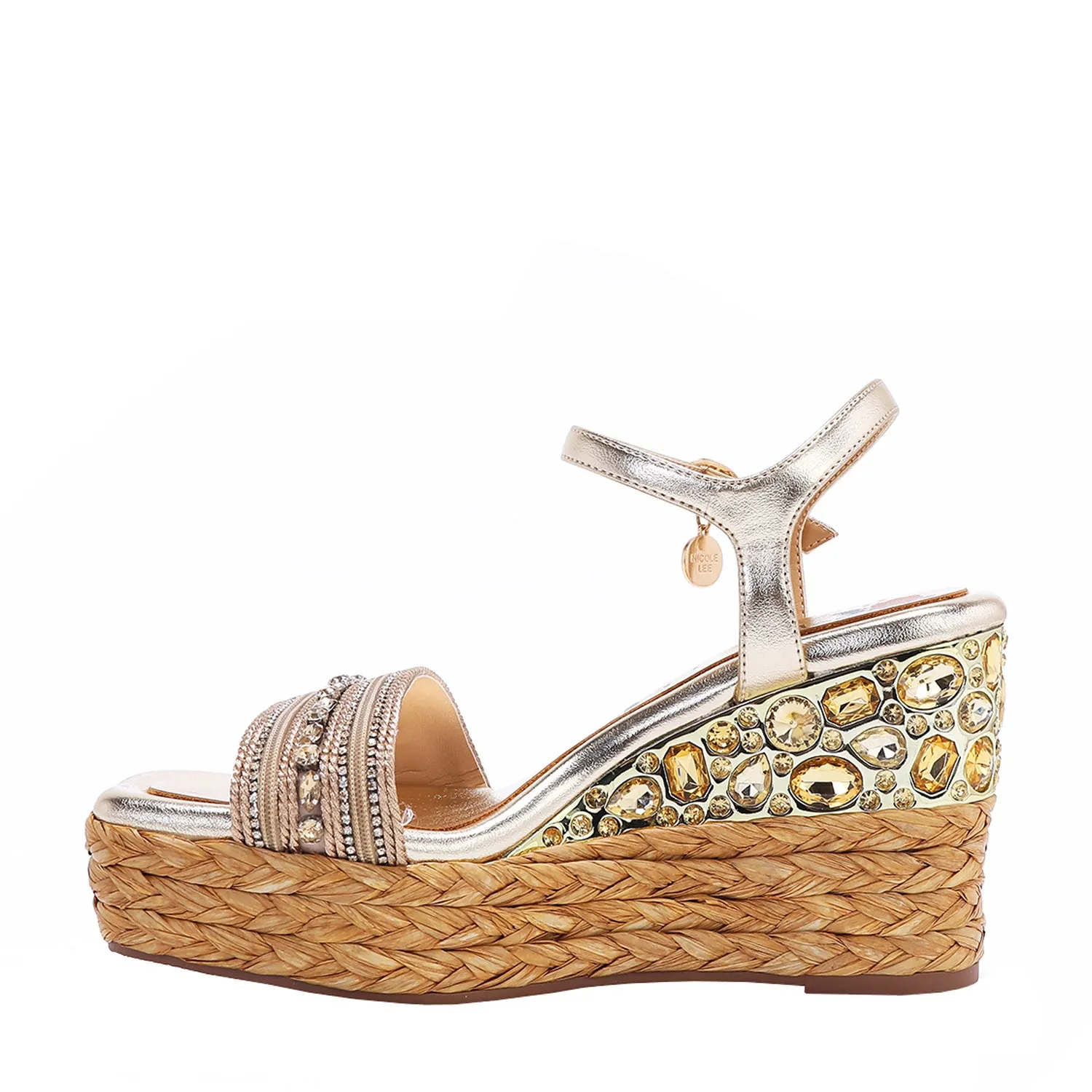 KALI ESPADRILLE WEDGE SANDAL foot ease