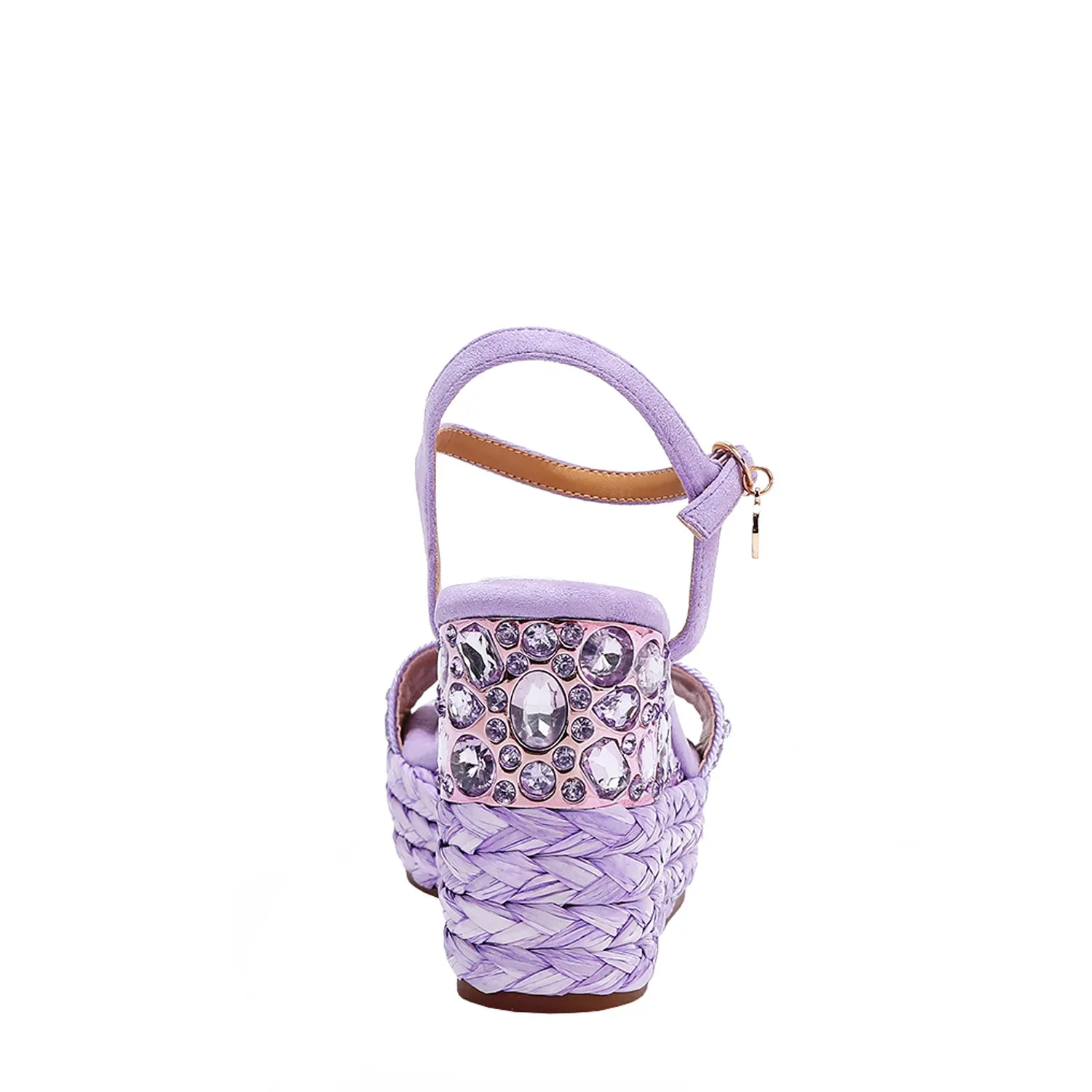 KALI ESPADRILLE WEDGE SANDAL natural material