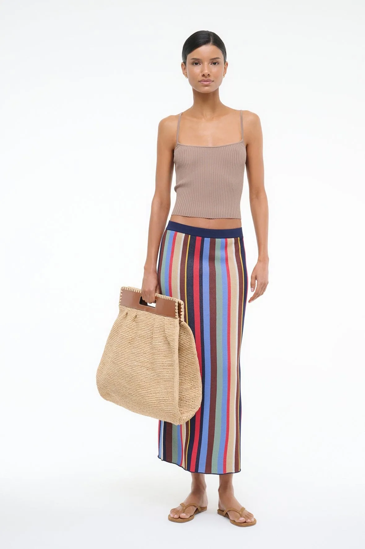 KARINA SKIRT | MARKET STRIPE office style