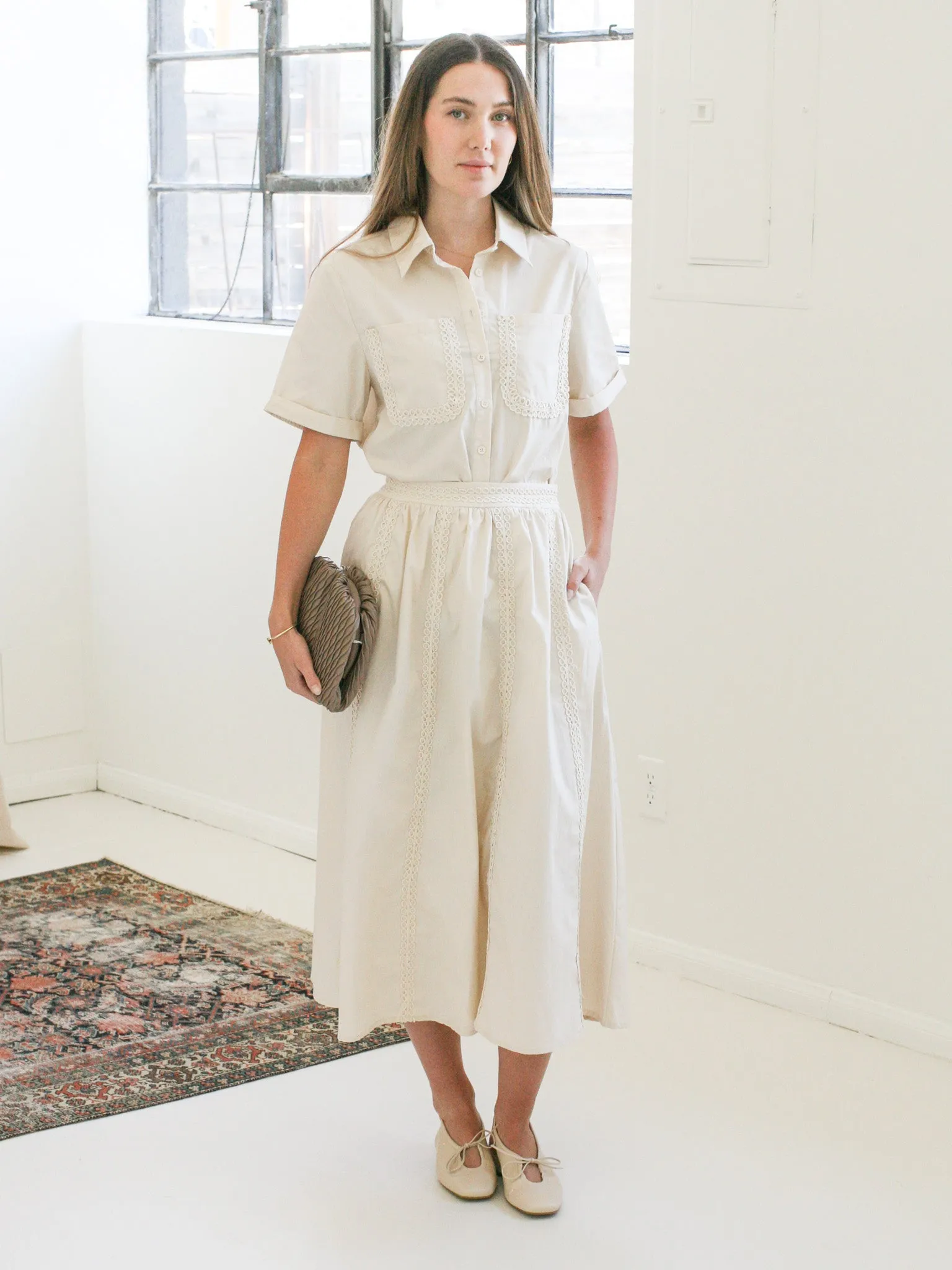 Kendra Midi Skirt elegant look