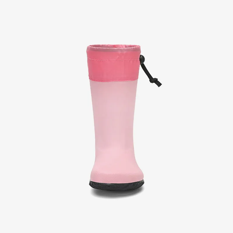 Kid's Brisk  - Barefoot Rain Boots sunset trail