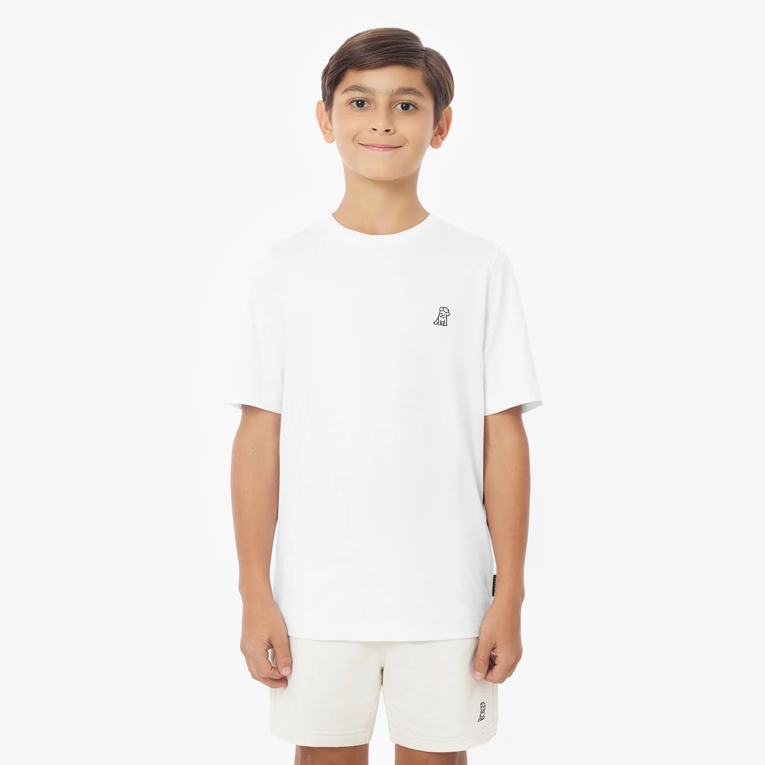 Kid's Crew Neck Jersey T-Shirt laidback layer