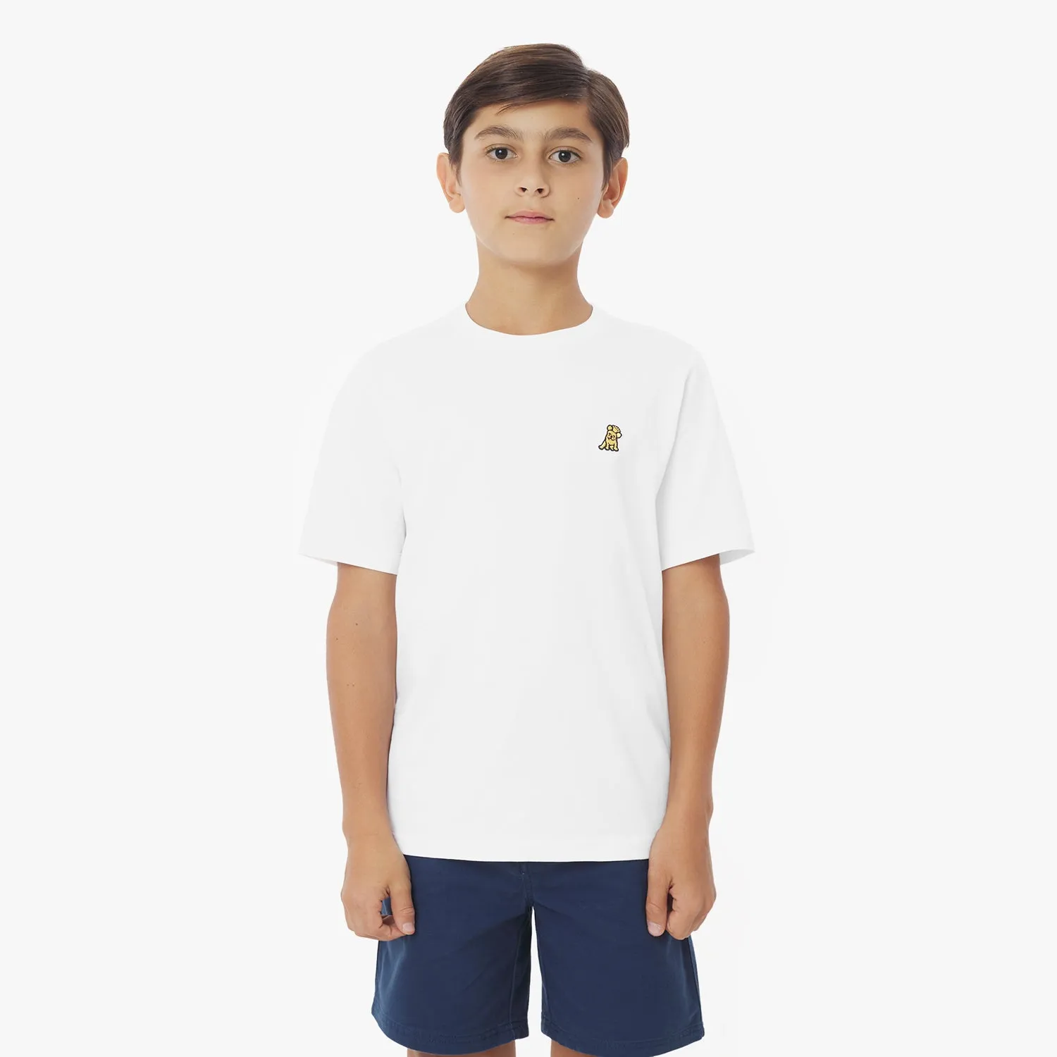 Kid's Crew Neck Jersey T-Shirt easy style
