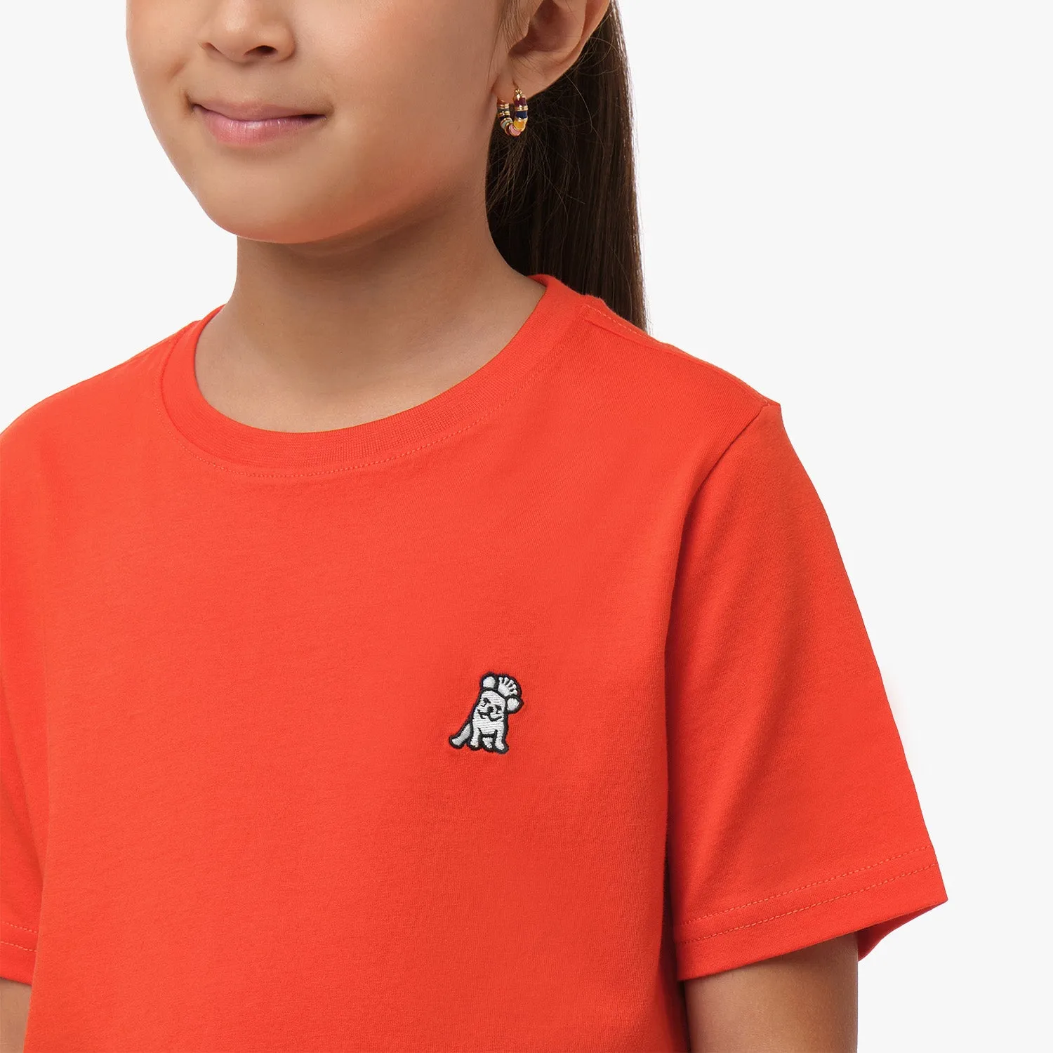 Kid's Crew Neck Jersey T-Shirt neutral vibe