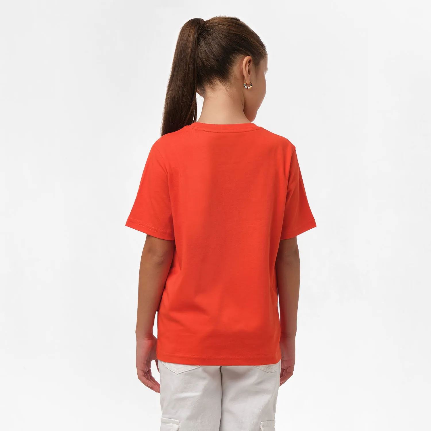 Kid's Crew Neck Jersey T-Shirt fit mood