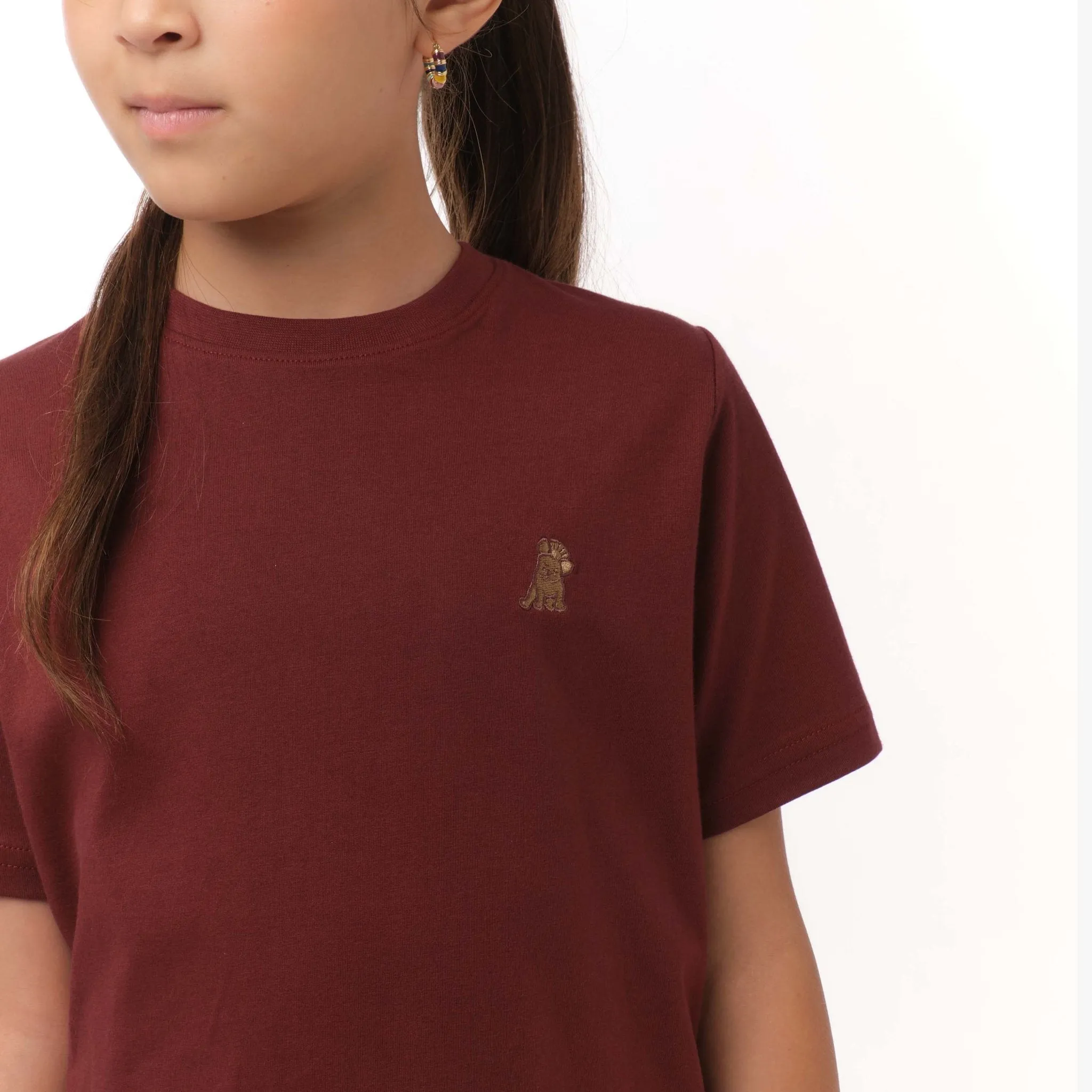 Kid's Crew Neck Jersey T-Shirt care mood