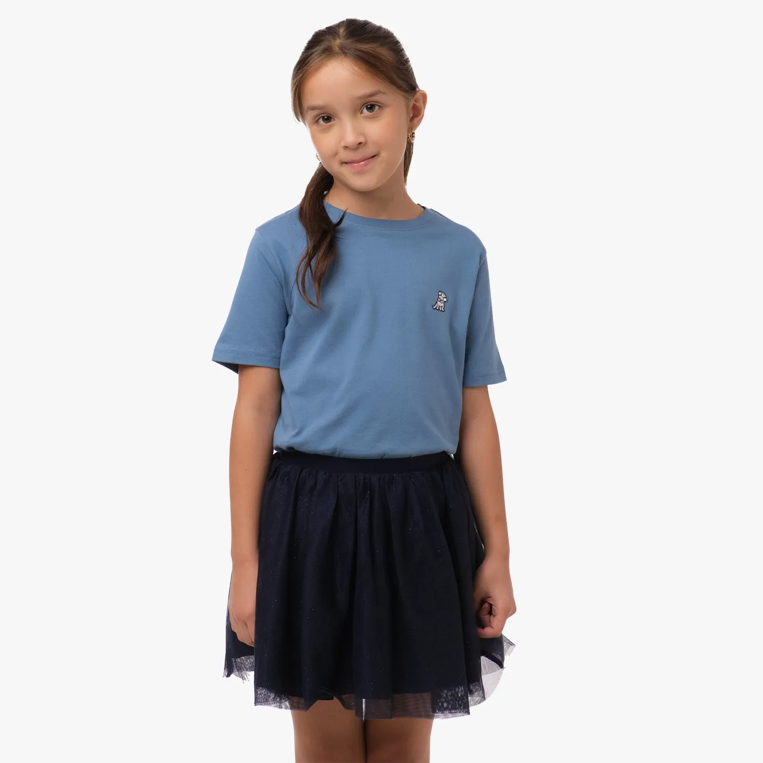 Kid's Crew Neck Jersey T-Shirt basic fit