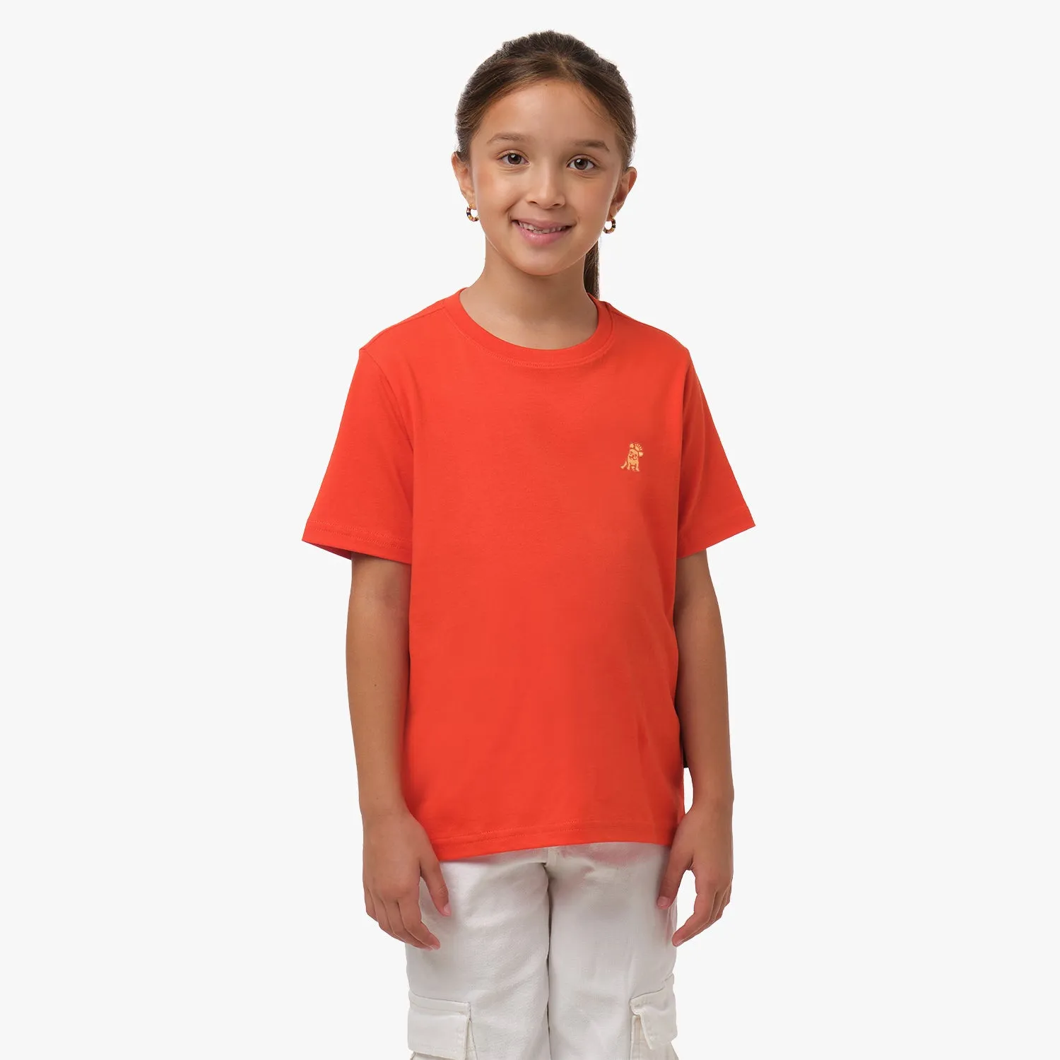 Kid's Crew Neck Jersey T-Shirt versatile piece