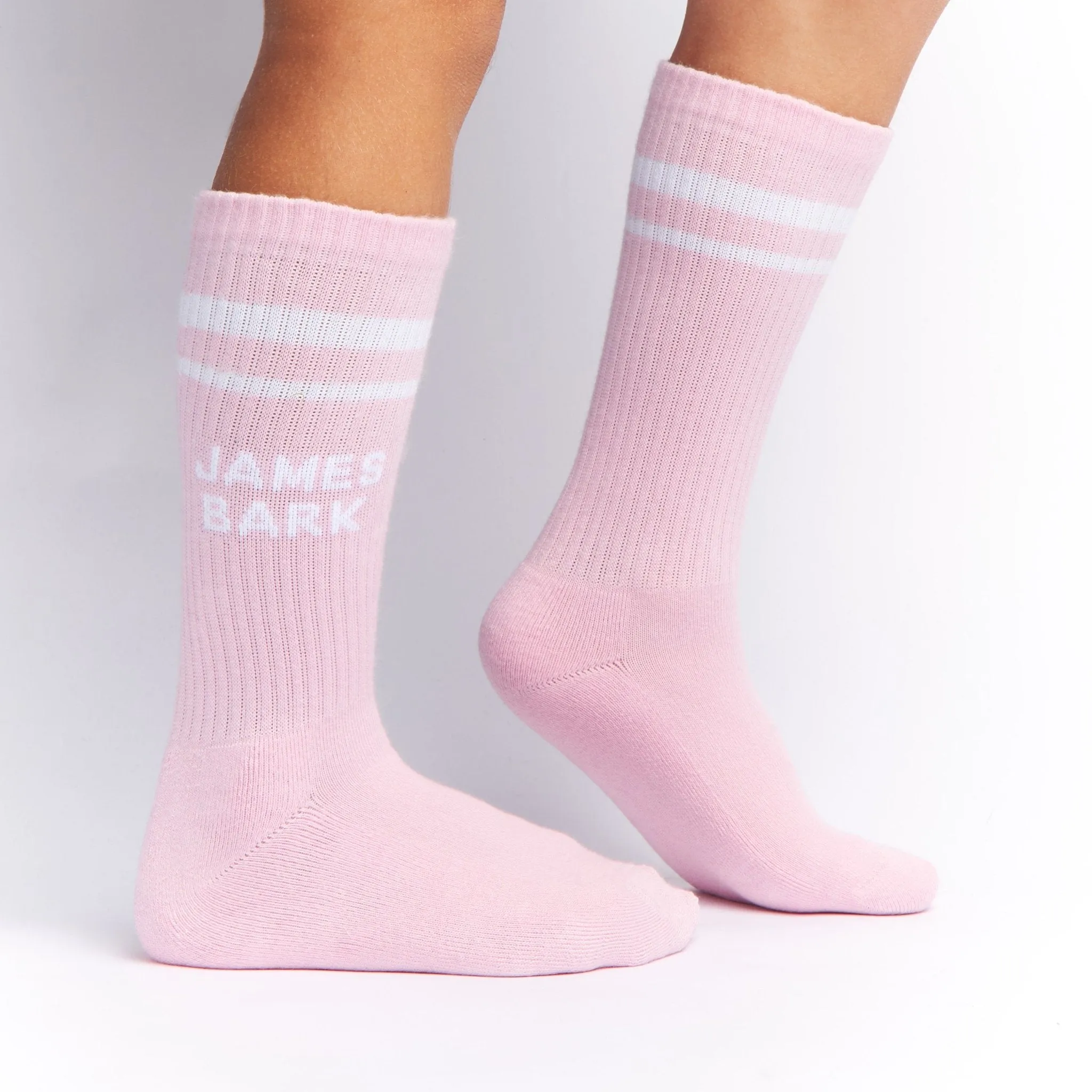 Kid's Logo Sport Striped Socks minimalist vibe