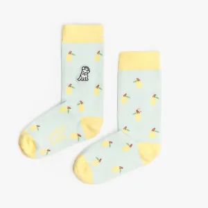 Kid's Positano Printed Socks neat edge