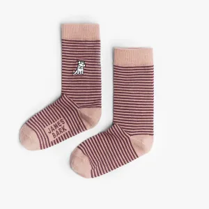 Kid's Striped Printed Socks flexible style