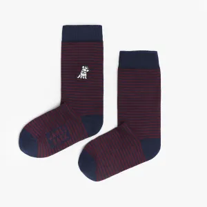 Kid's Striped Printed Socks seamless cut