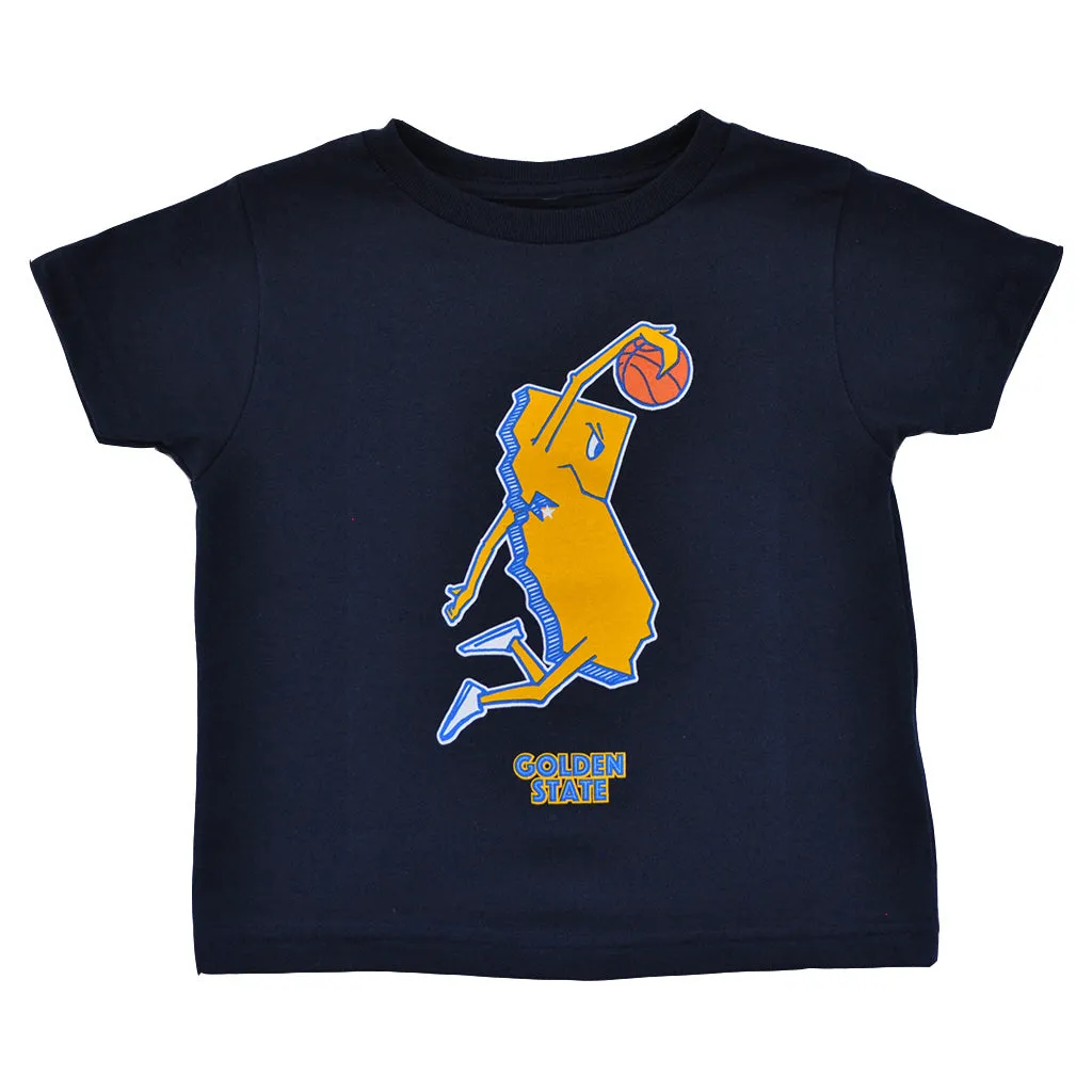 Kids Thrill Of Victory Golden State T-Shirt Navy quality focus