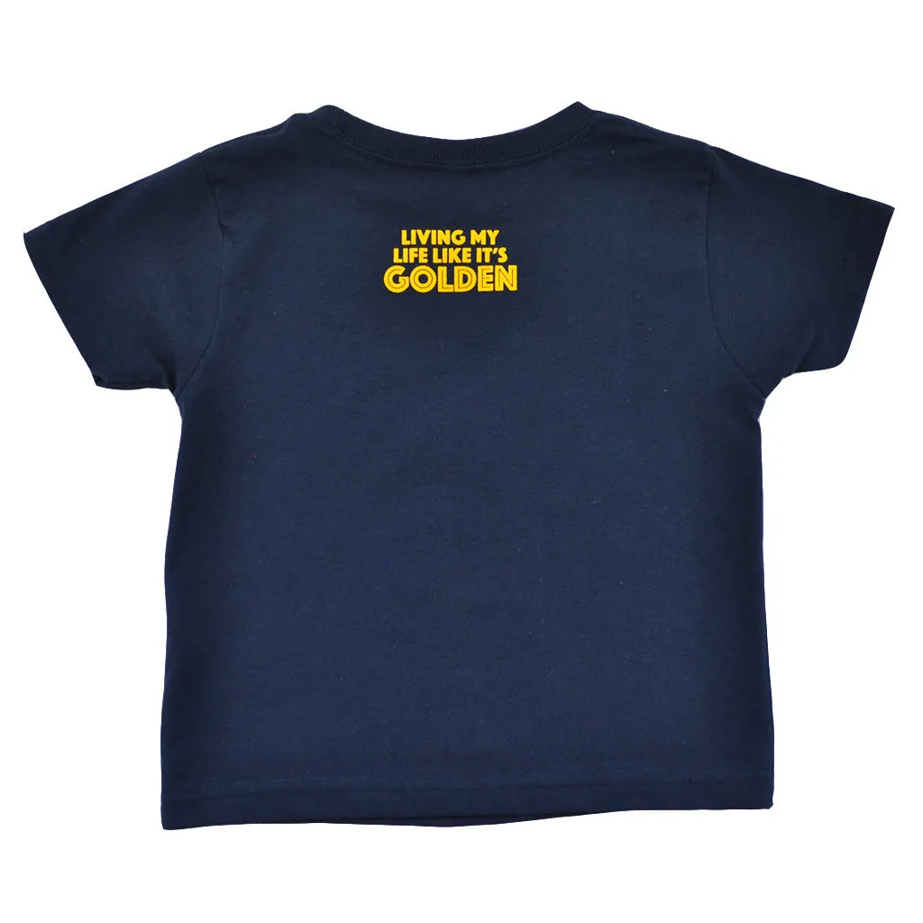 Kids Thrill Of Victory Golden State T-Shirt Navy summer vibes