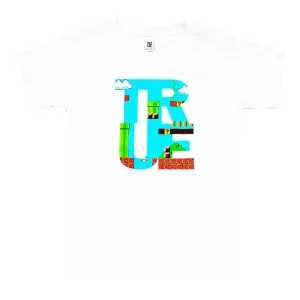 Kids True 1Up T-Shirt White real mood