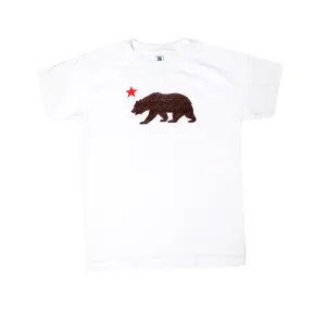 Kids True Bear Star T-Shirt White cozy comfort