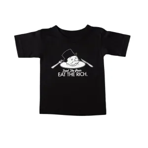 Kids True Eat The Rich T-Shirt Black summer vibes