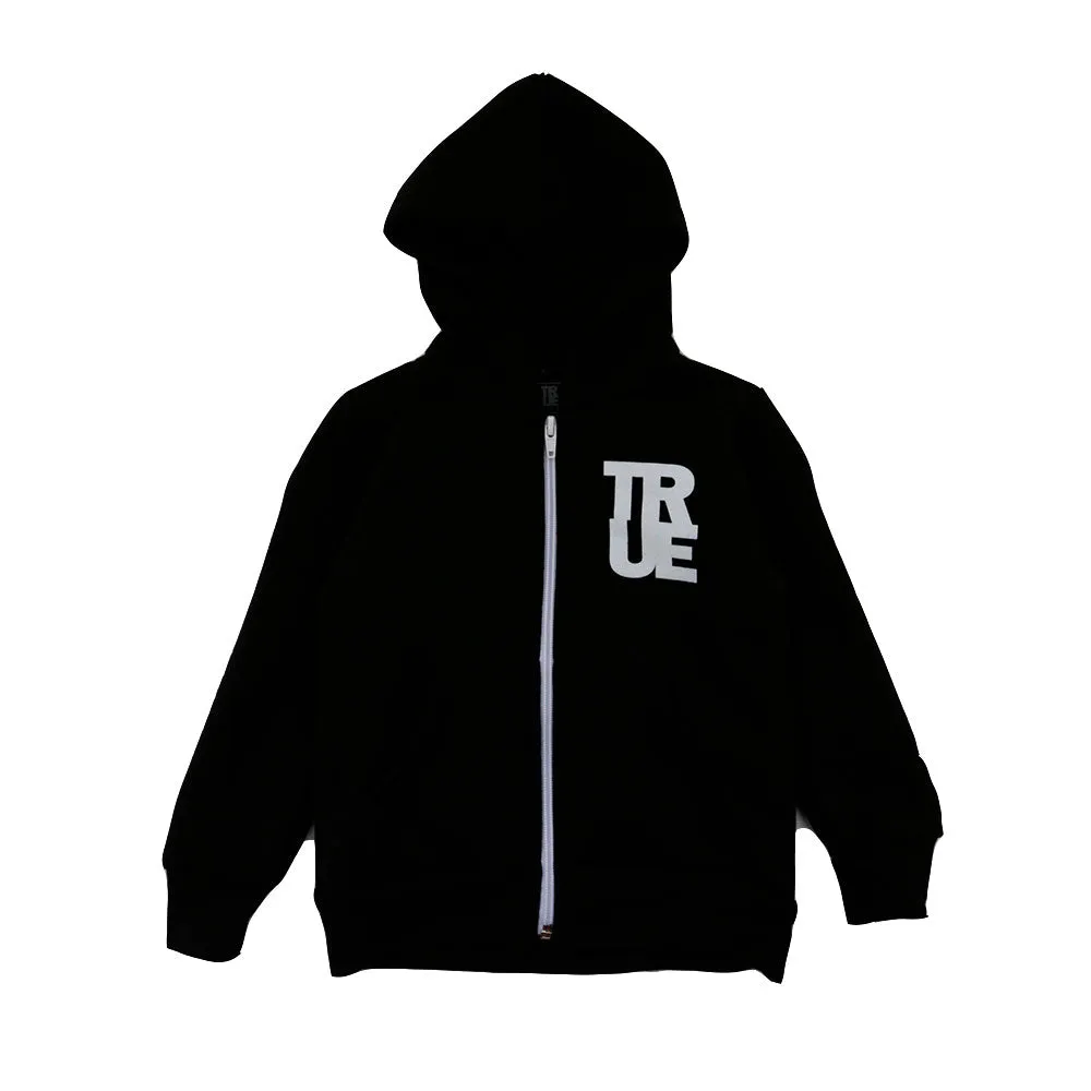 Kids True Floral Hoodie Black Atmosphere look