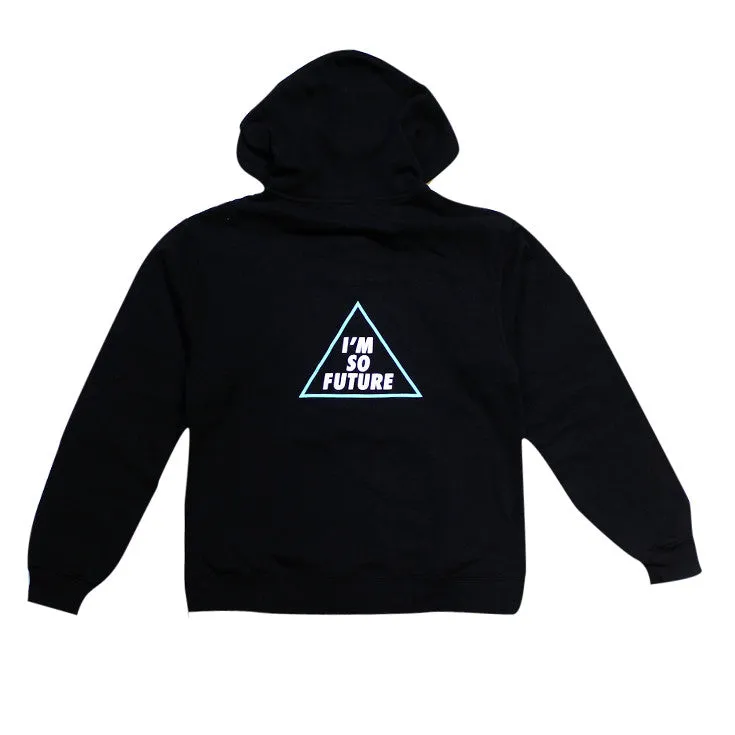 Kids True Future Hoodie Black In-out fit