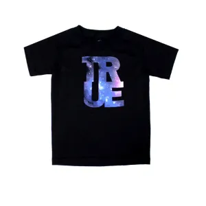 Kids True Logo Galaxy T-Shirt Black weekend casual