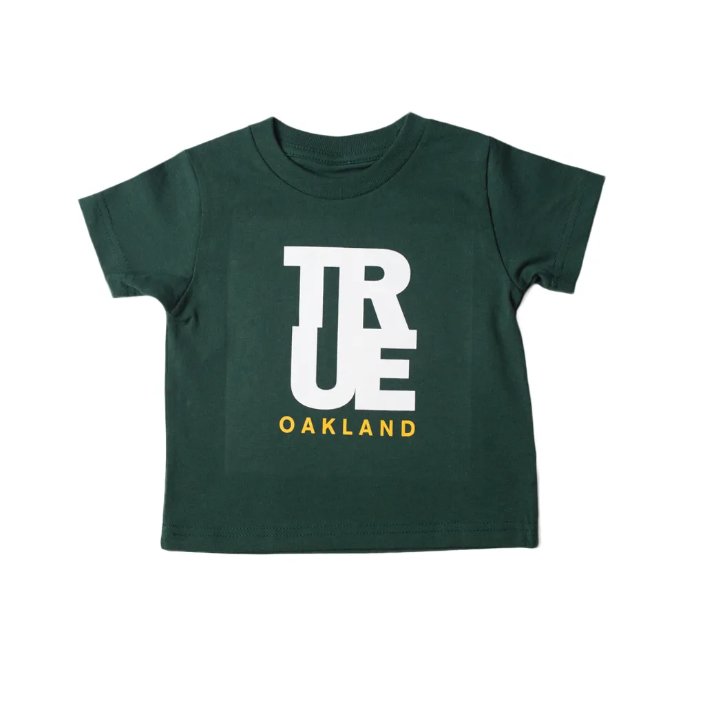 Kids True Logo Oakland T-Shirt Forest social vibe