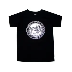 Kids True State Seal T-Shirt Black air layer