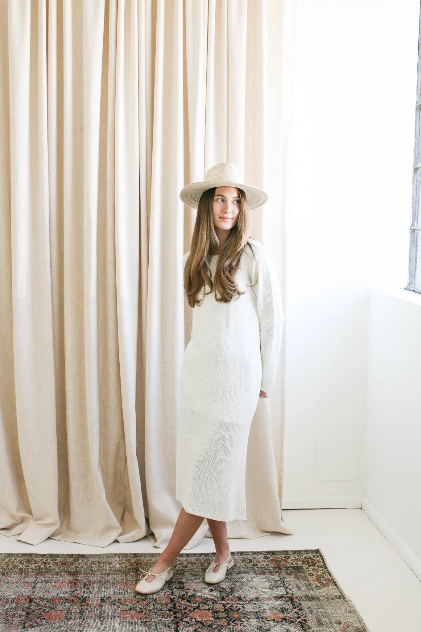 Kimberly Knit Midi Dress breezy tone