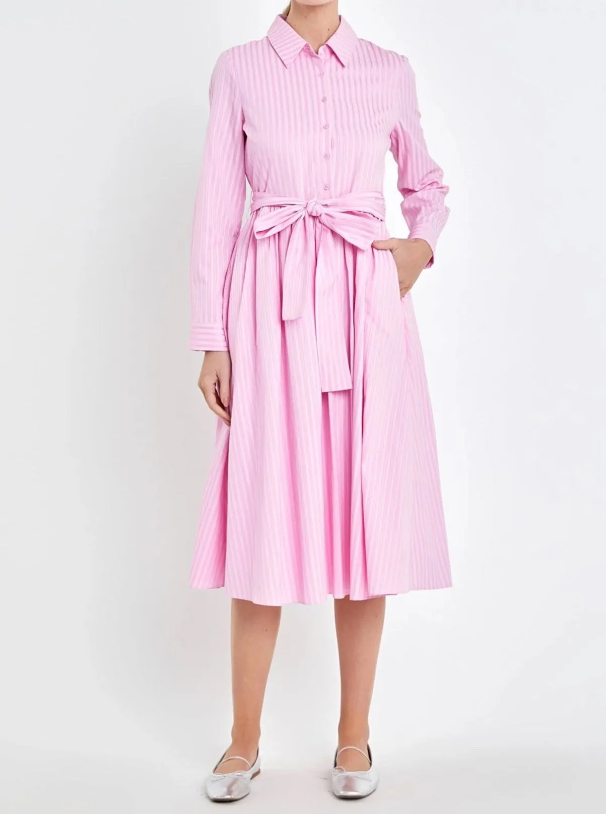 Kimberly Striped Dress airy glam