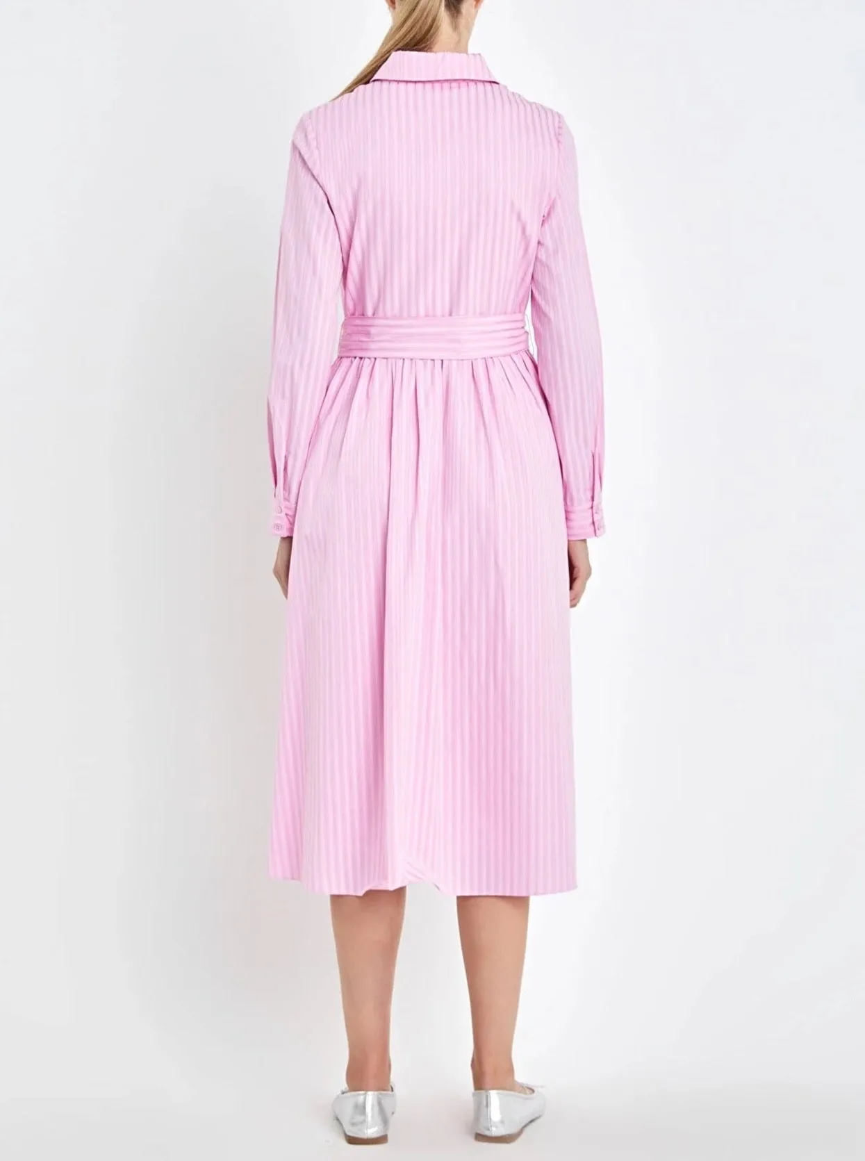 Kimberly Striped Dress weekend mode