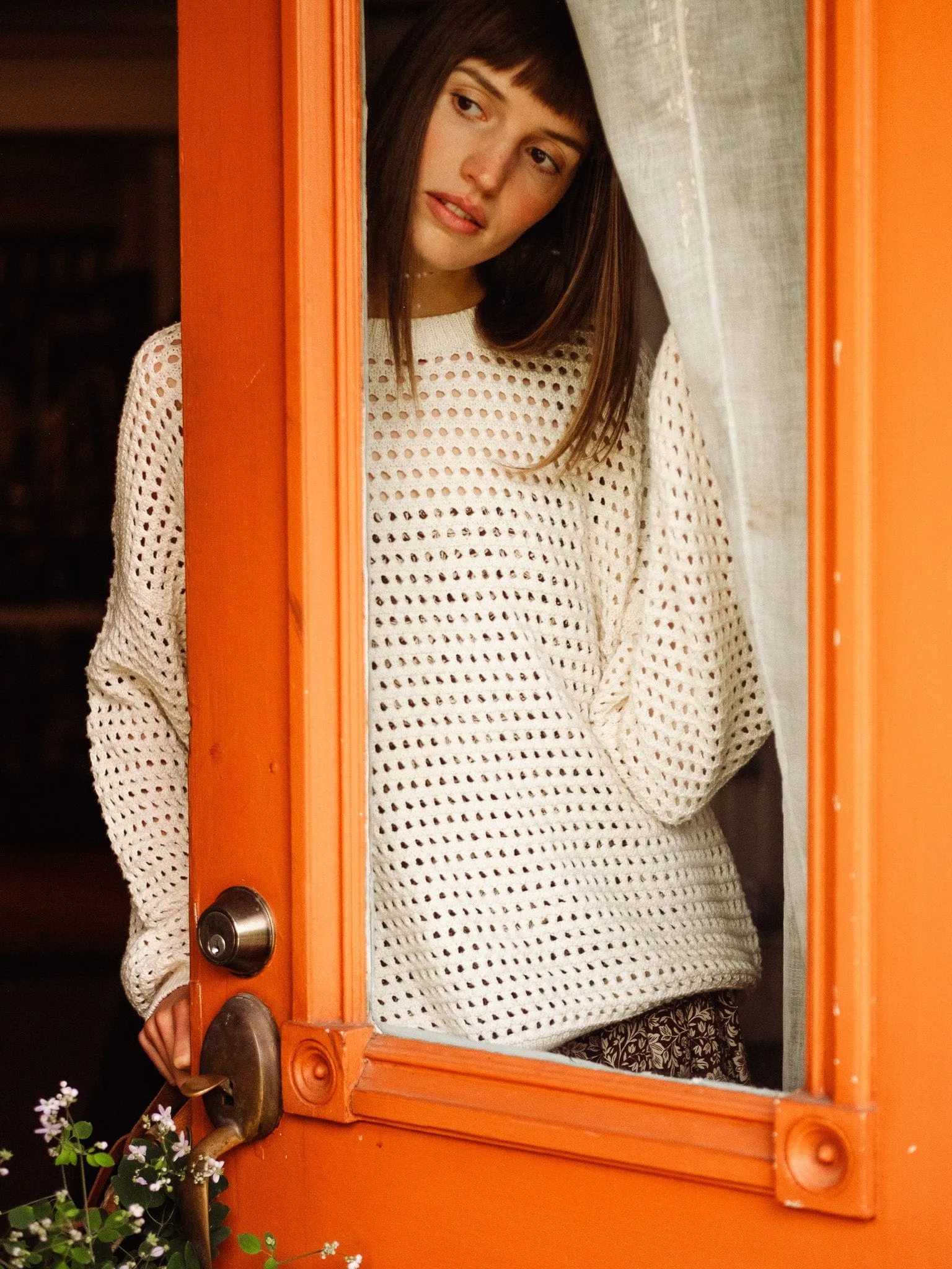 Kitty Pullover in Ivory Effortless Days
