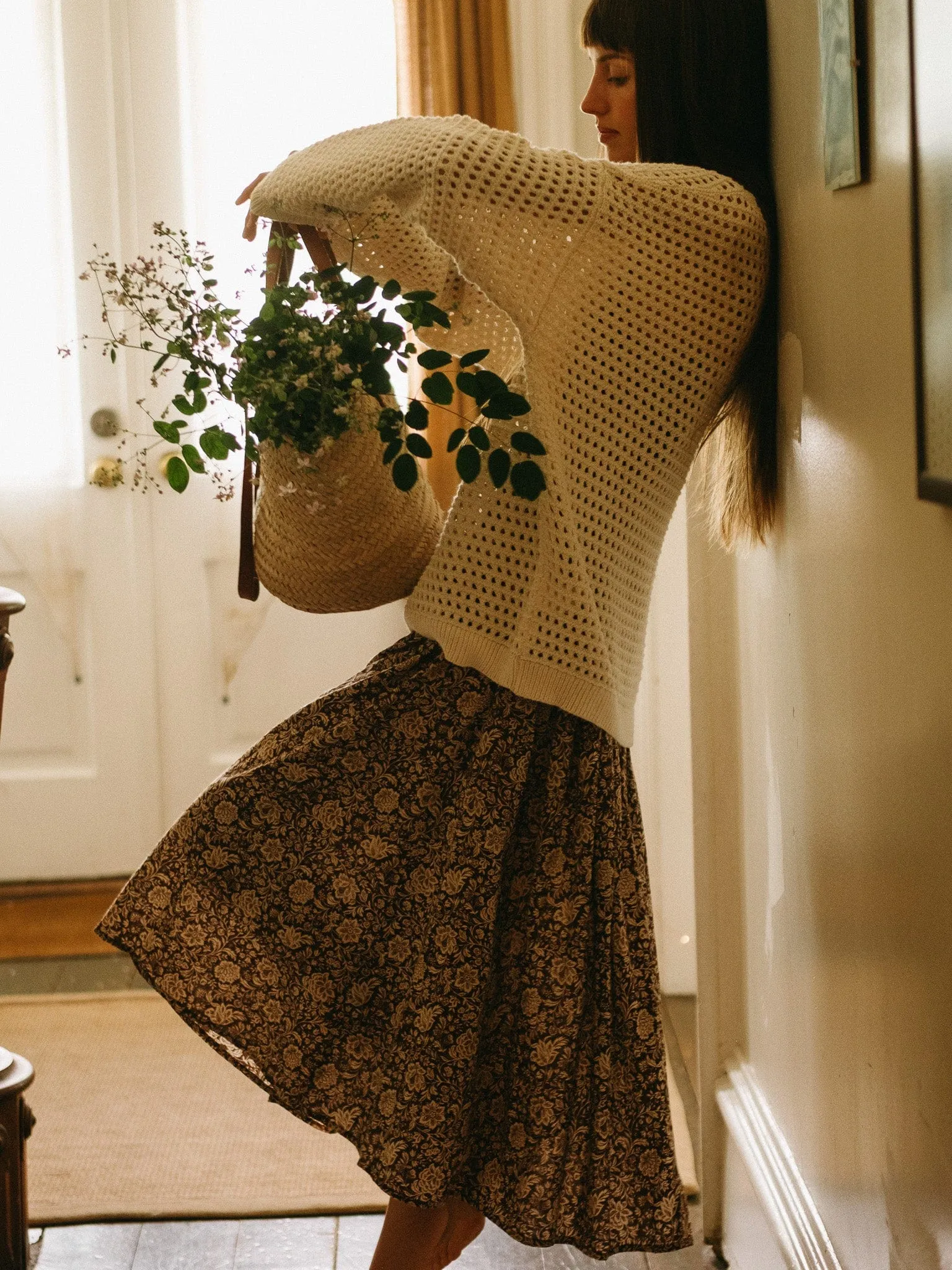 Kitty Pullover in Ivory Soft Texture