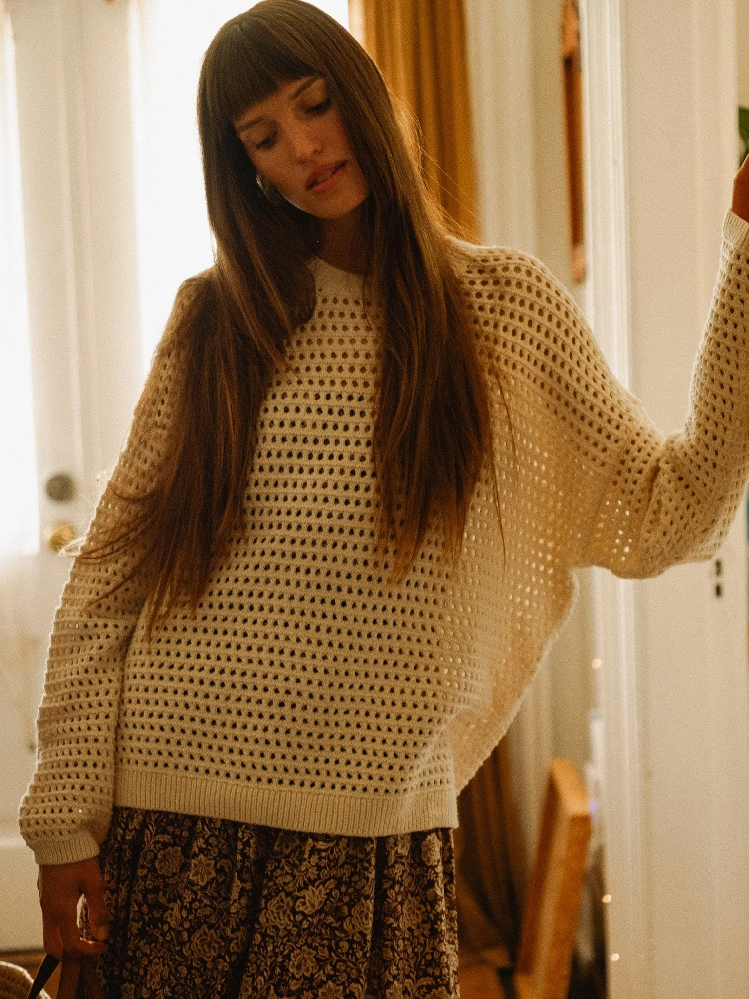 Kitty Pullover in Ivory Trendy Mood