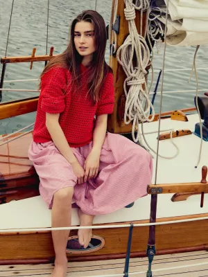 Kitty Pullover in Red Winter Soft
