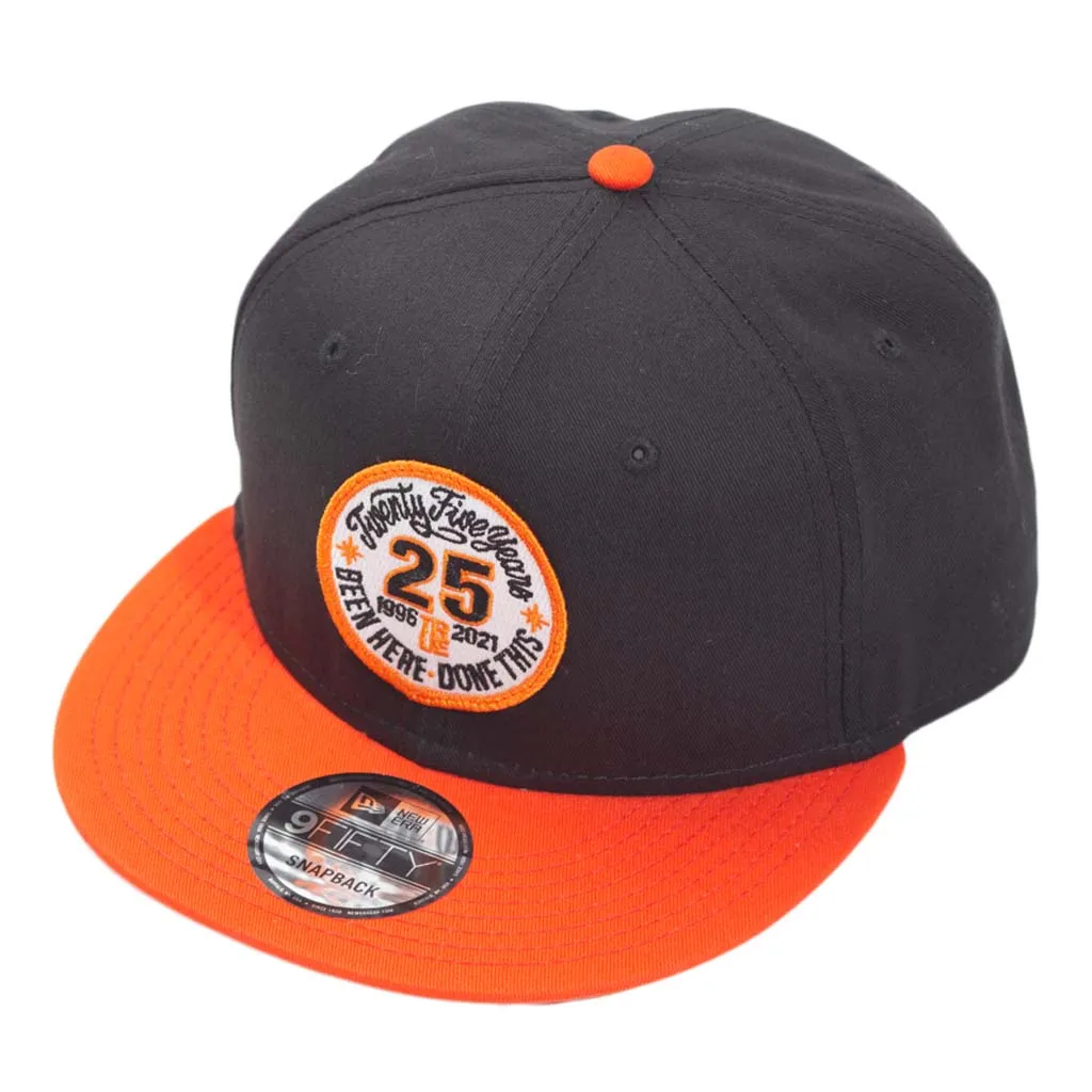 Kuya 25 Snapback Black/Orange city feel