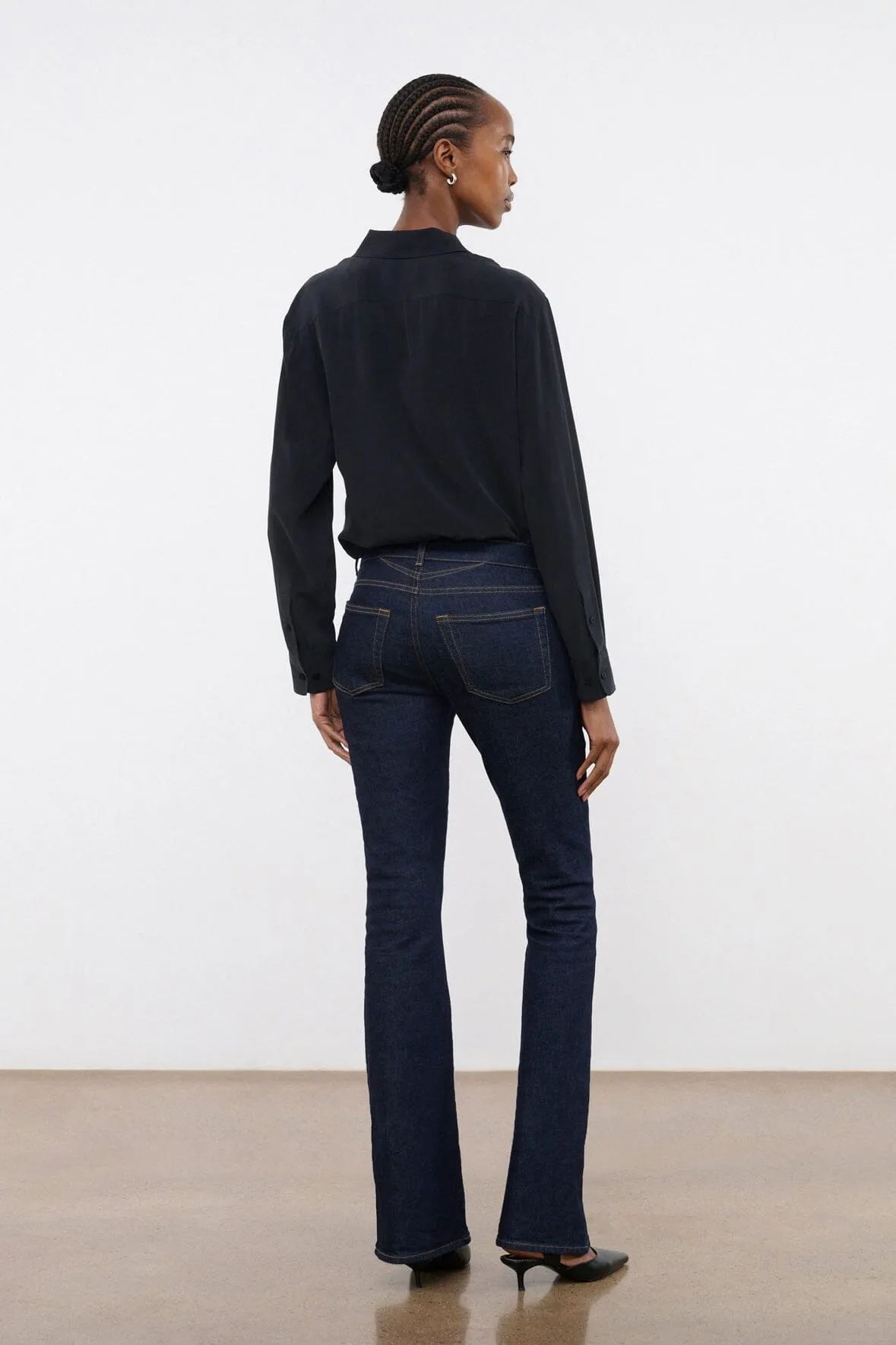 KYLE STRETCH FLARE JEAN | INDIGO casual durable