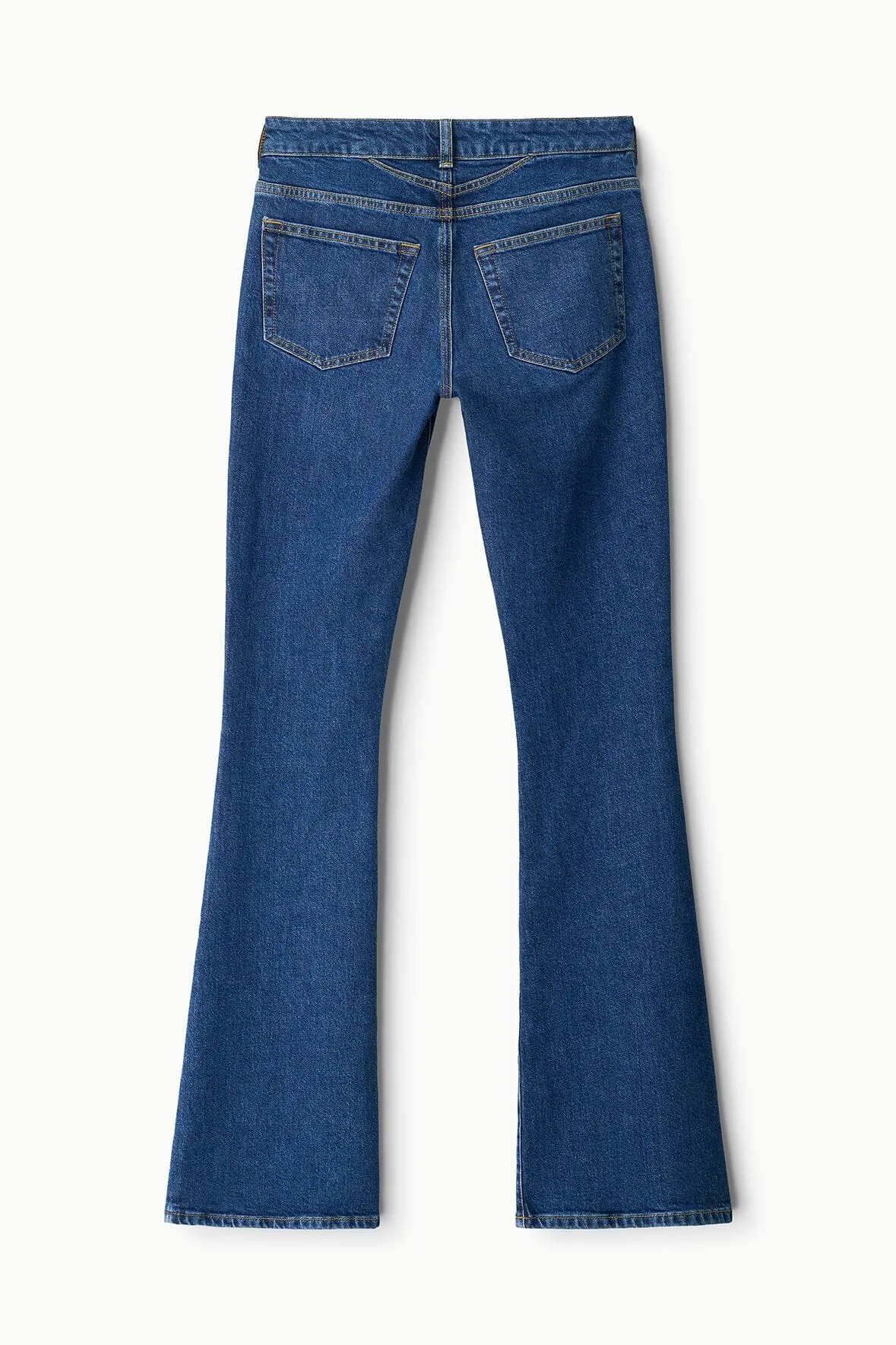 KYLE STRETCH FLARE JEAN | STONE BLUE durable fabric