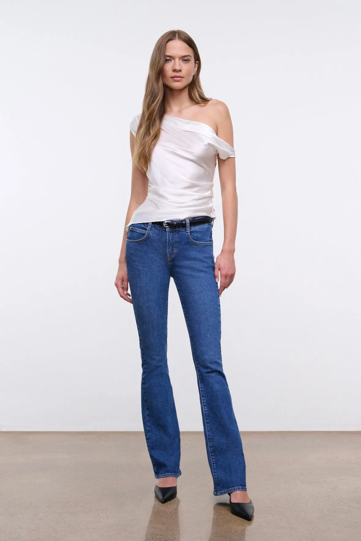 KYLE STRETCH FLARE JEAN | STONE BLUE multi colors