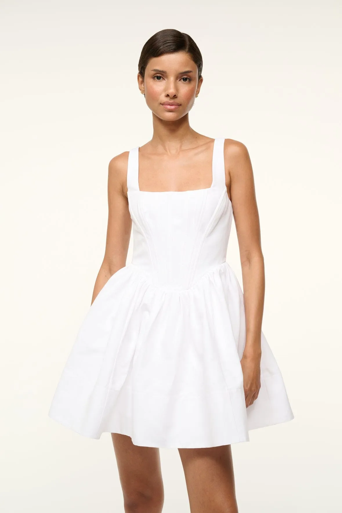 LANDSCAPE DRESS | WHITE feminine side