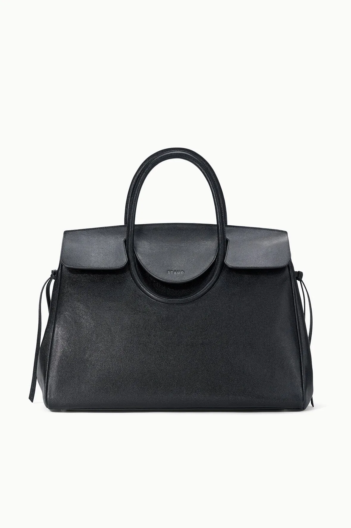 LARGE MAUDE CARRYALL | BLACK secure snap