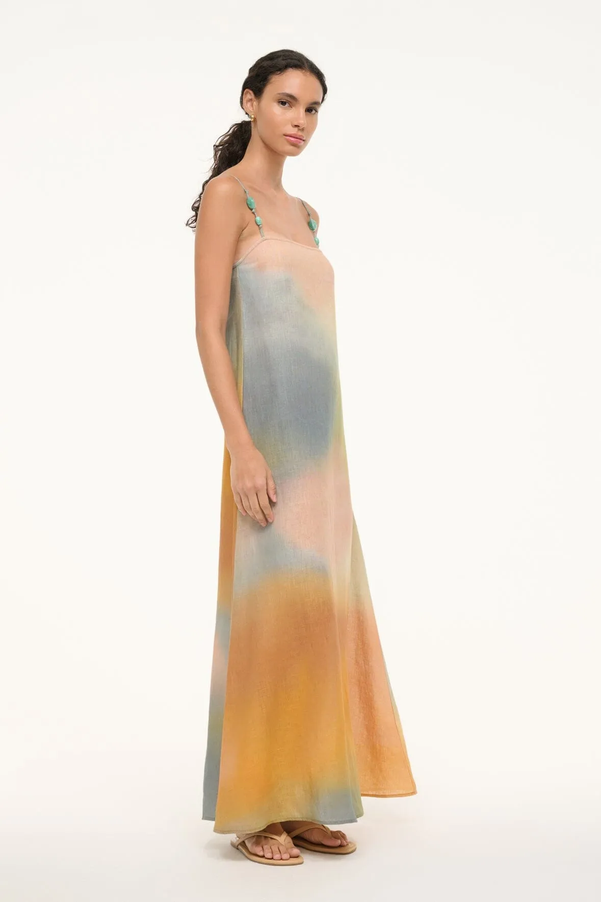 LAURA LINEN DRESS | PASTEL CLOUDS edgy charm