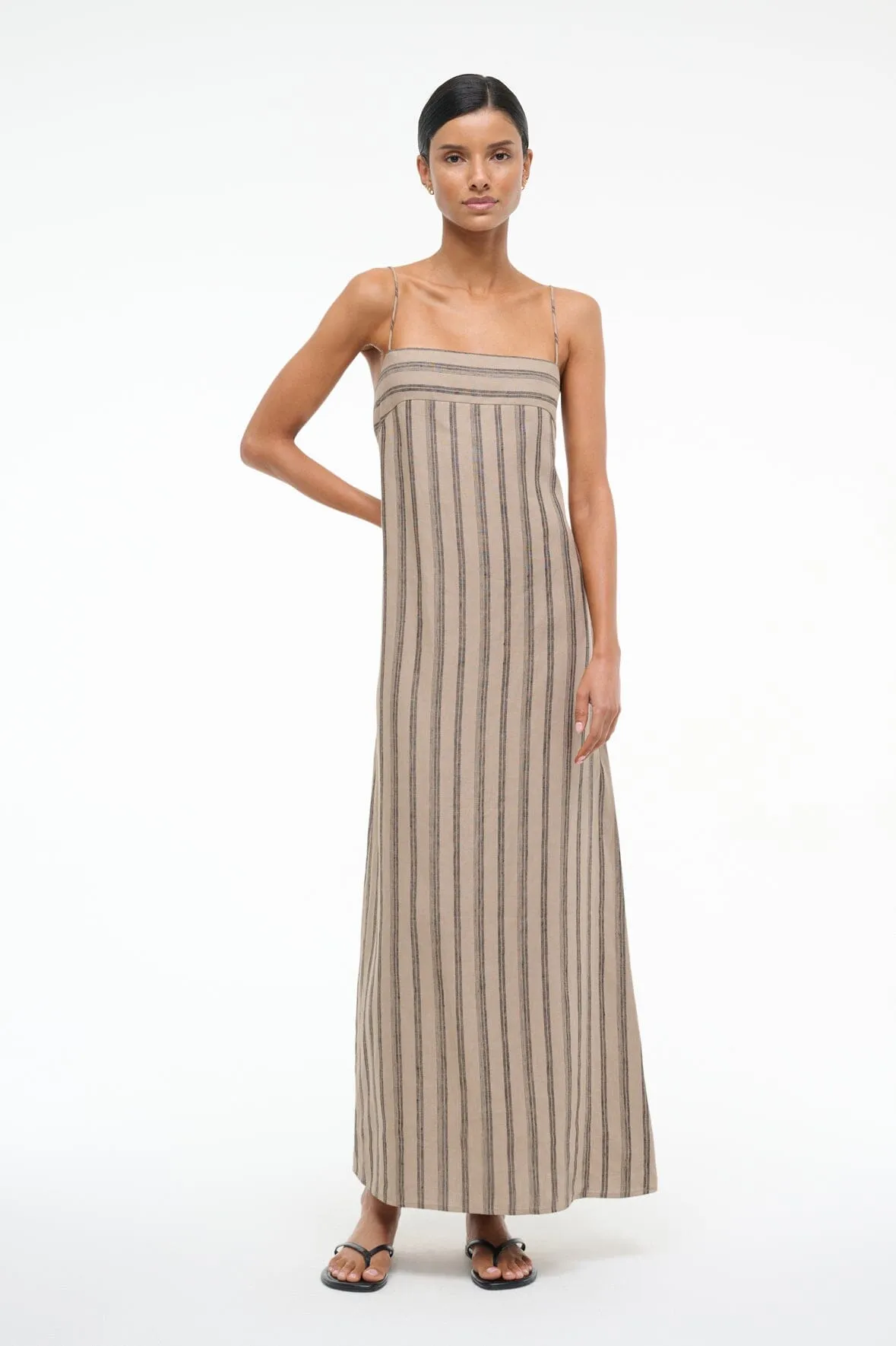 LAURA LINEN DRESS | SAHARA STRIPE chic mood