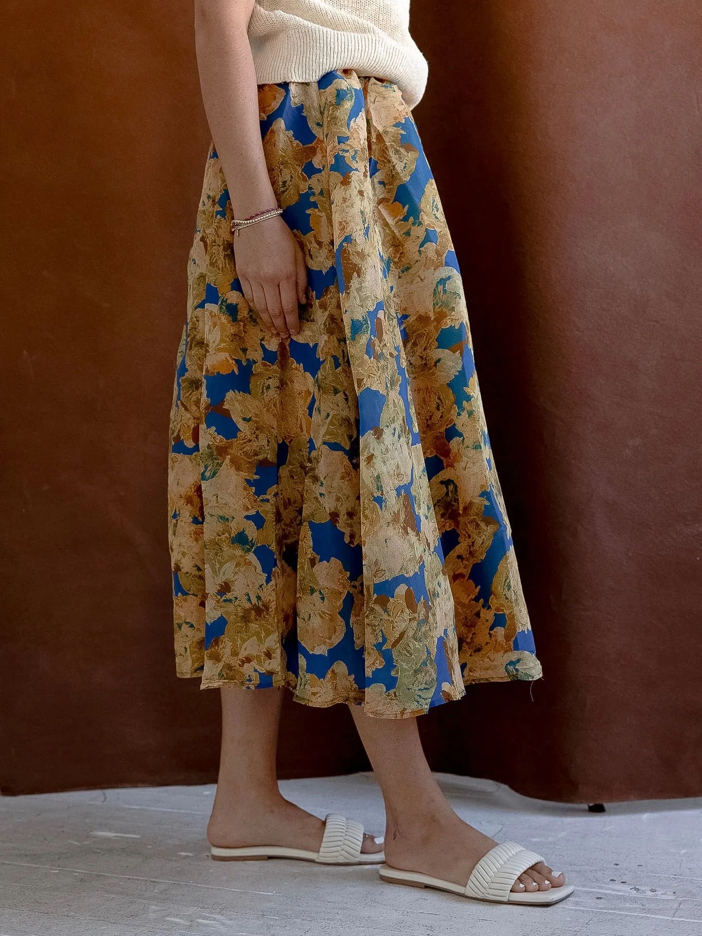 Laurel Floral Midi Skirt trendy item