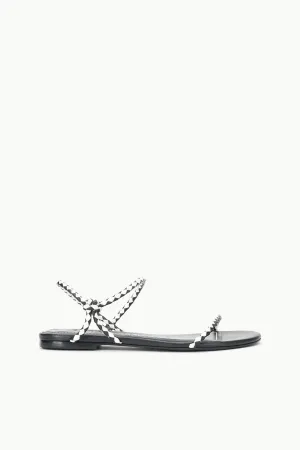 LAUREL SANDAL | BLACK PAPER light feel
