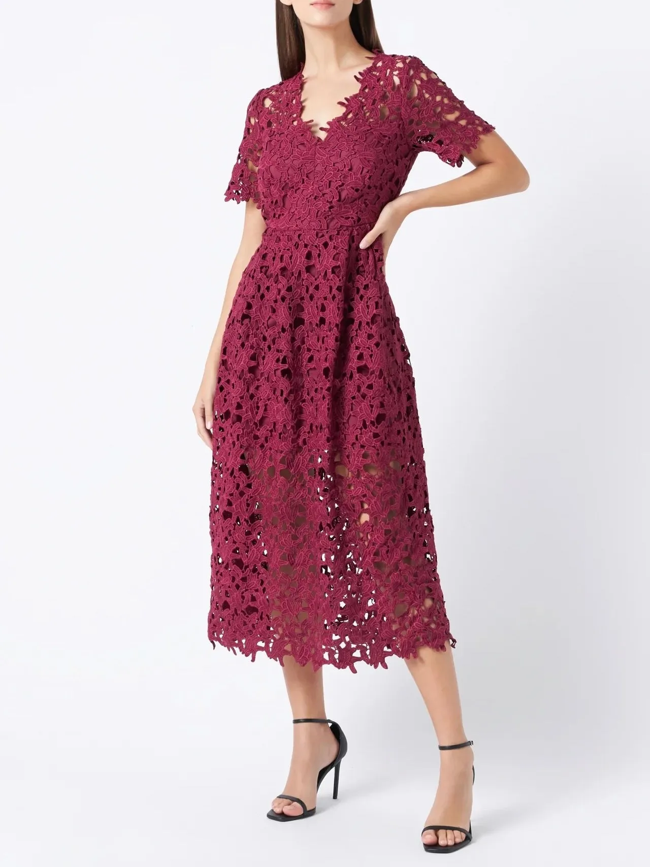 Lauren Lace Dress elegant mode