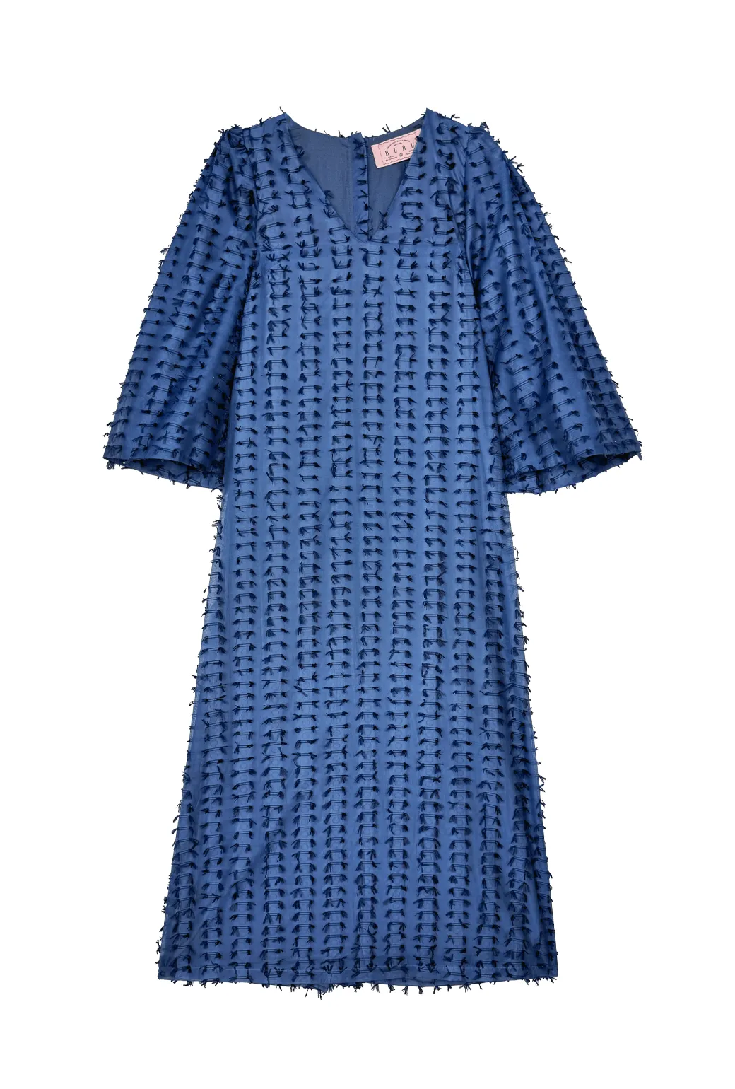 Le V Kaftan  - Navy Bows effortless look