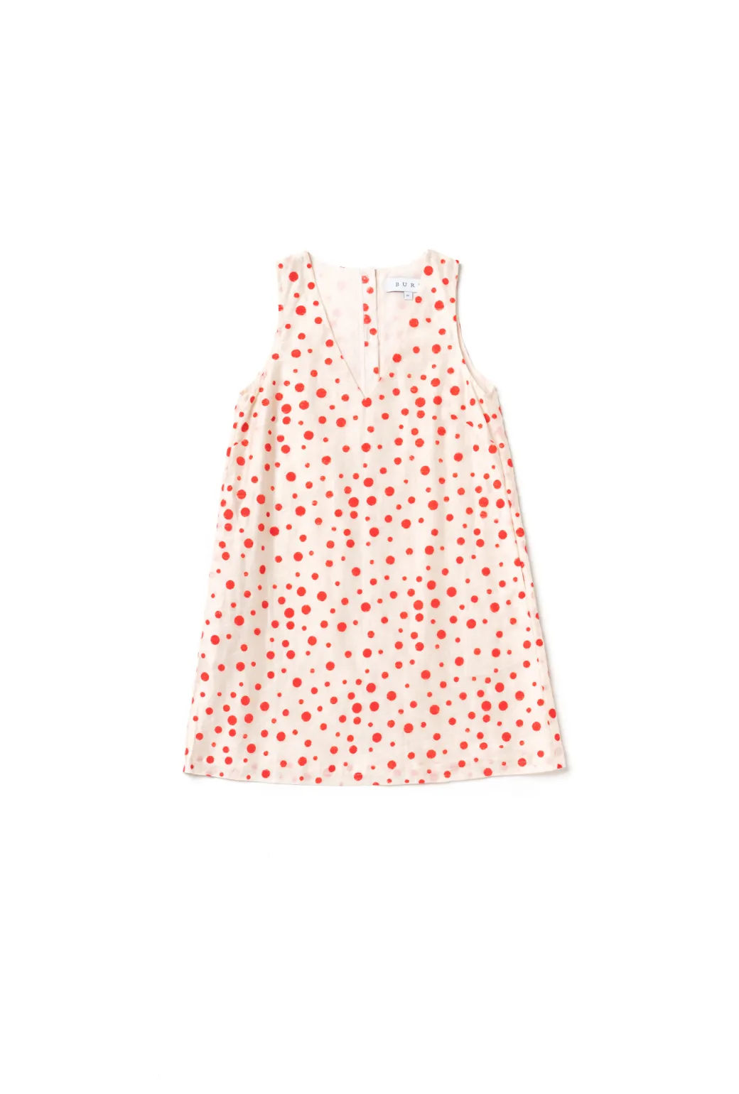 Le V Mod Dress - Flocking Dot flirty style