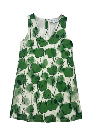 Le V Mod Dress - Forest Fleur natural style